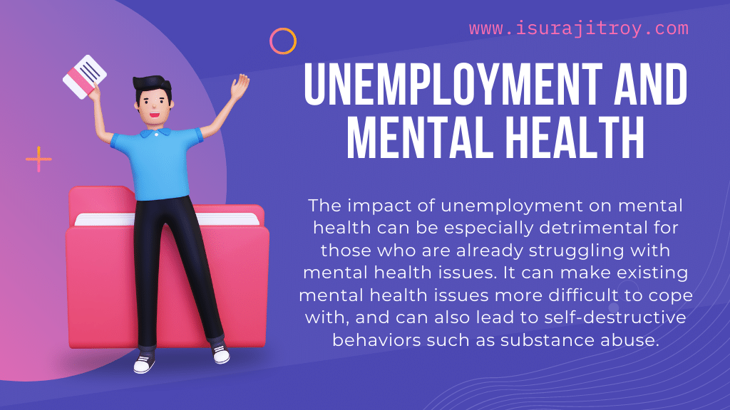 Unemployment and mental health.