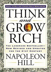 Think and Grow Rich. Self development book.