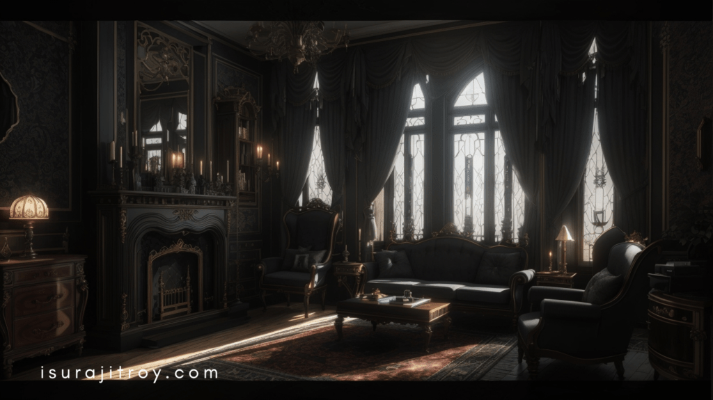 Step inside the mysterious Addams Family house! Unveil their eerie secrets in this spine-tingling interior tour. Dare to enter?