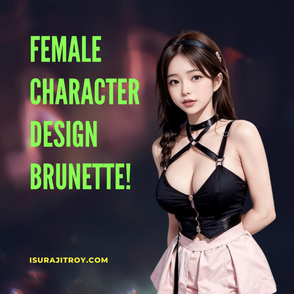 Unleash the Power of Mesmerizing Brunette Female Character Designs! Elevate Your Creations with Stunning & Unique Visuals - Dive In Now!