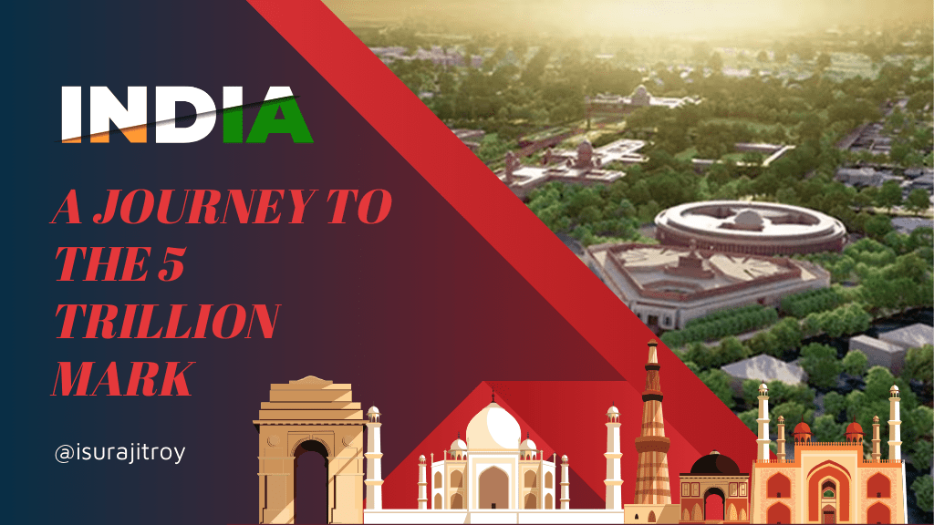 Dive into India's Economic Odyssey! 🚀 Unveiling the Path to a 5 Trillion Dollar Economy. Discover the Thrilling Journey of Prosperity.