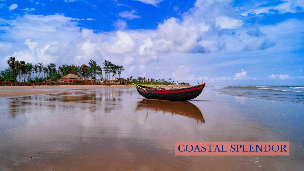 Experience Coastal Splendor: Dive into Mandarmani, West Bengal's Best Beach! Discover Tranquility & Serene Landscapes Await.