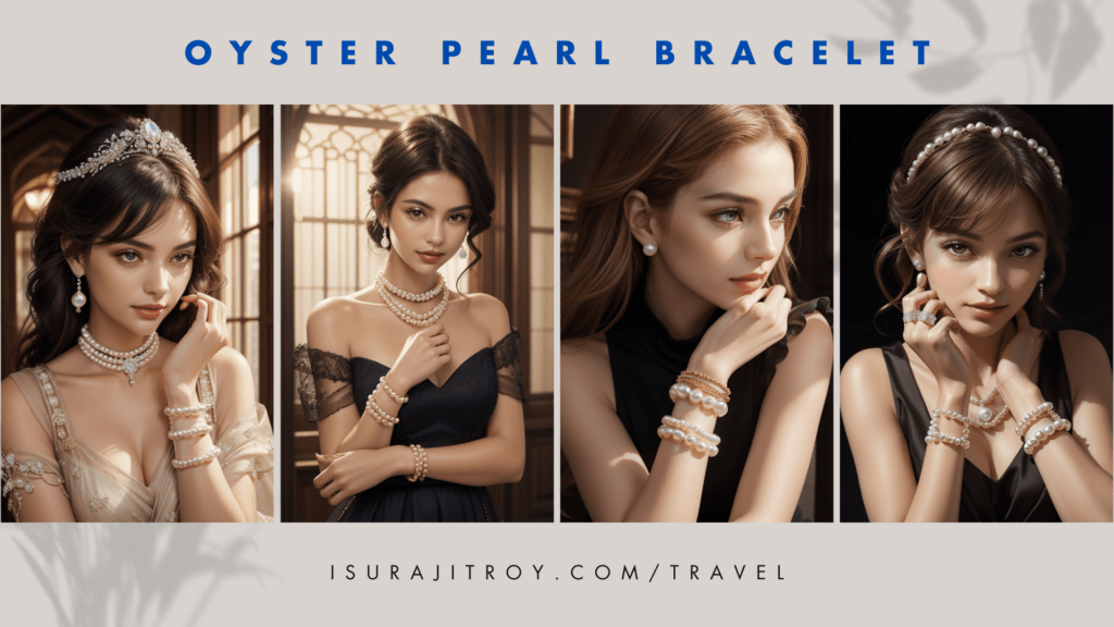 Dazzle at Digha and Mandarmani! Unveil Oceanic Opulence with our Oyster Pearl Bracelet – A Must-Have in West Bengal Beach Oysters Fashion Jewelry!