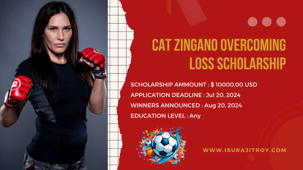 Cat Zingano Overcoming Loss Scholarship: Triumph against adversity! Secure your future with exclusive Football Scholarships. Apply now for a winning chance!