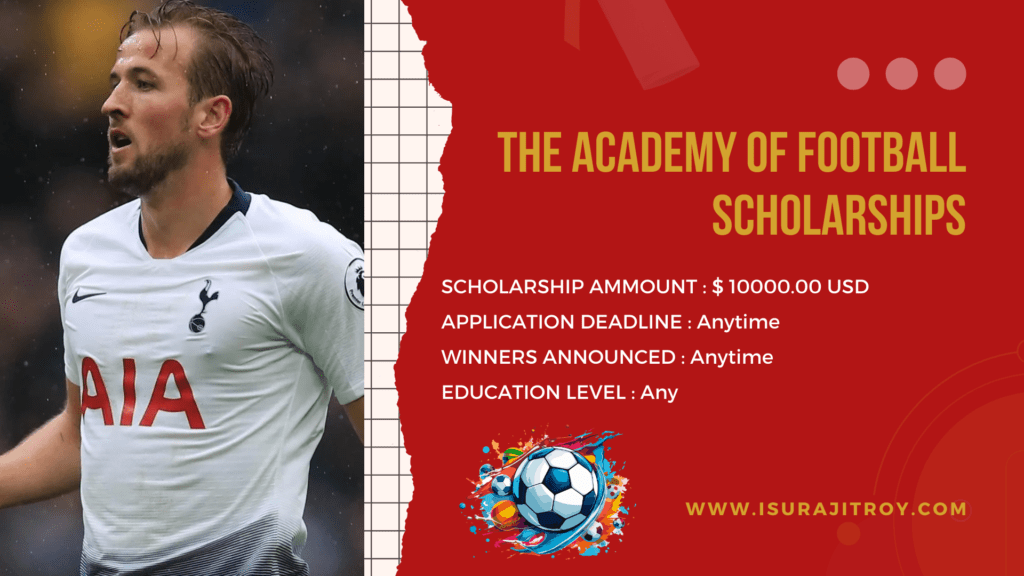 Fuel Your Football Dreams with The Academy of Football Scholarships! Unlock Your Potential on and off the Field. Apply Now for Exclusive Opportunities!