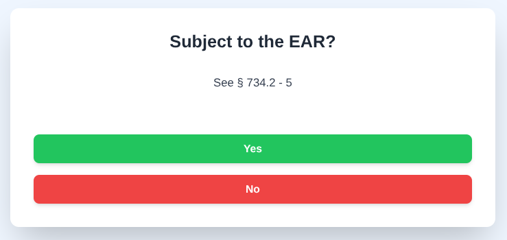 Confused by EAR regulations? Our tool helps you instantly identify ECCN, EAR99 status & if an export license is required.
