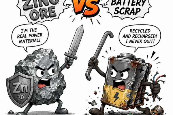 When an Ore Looks Like a Battery Scrap